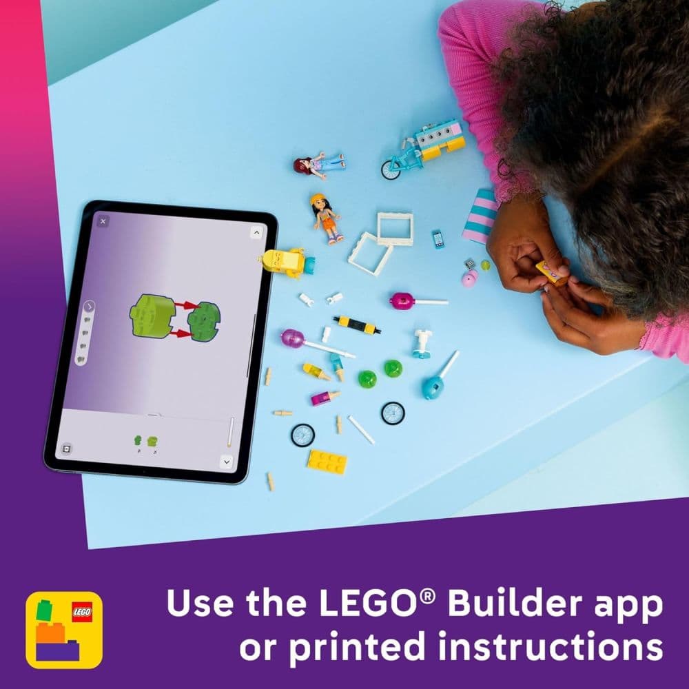 LEGO Friends Ice Cream and Balloon Stand Building Set Fifth Alternate Image