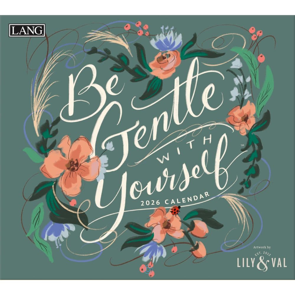 Be Gentle with Yourself 2026 Wall Calendar Main Image