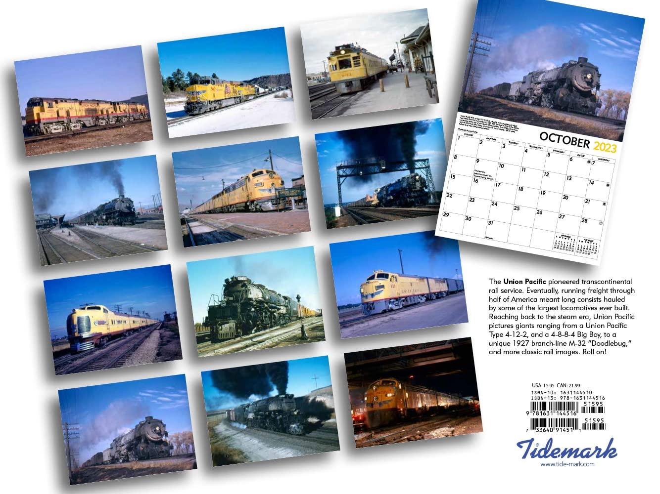 Union Pacific Railroad 2023 Calendar - Calendars.com
