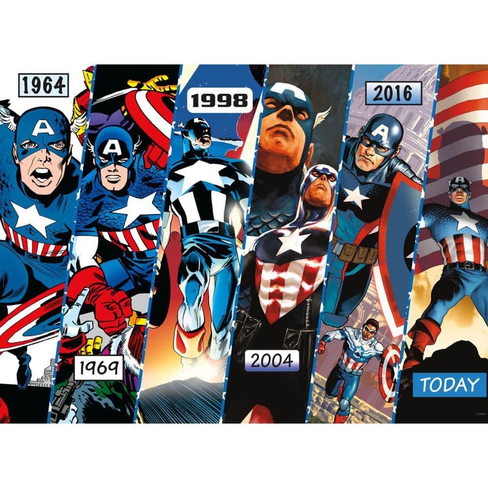 Marvel Captain America Timeline 1000 Piece Puzzle First Alternate Image