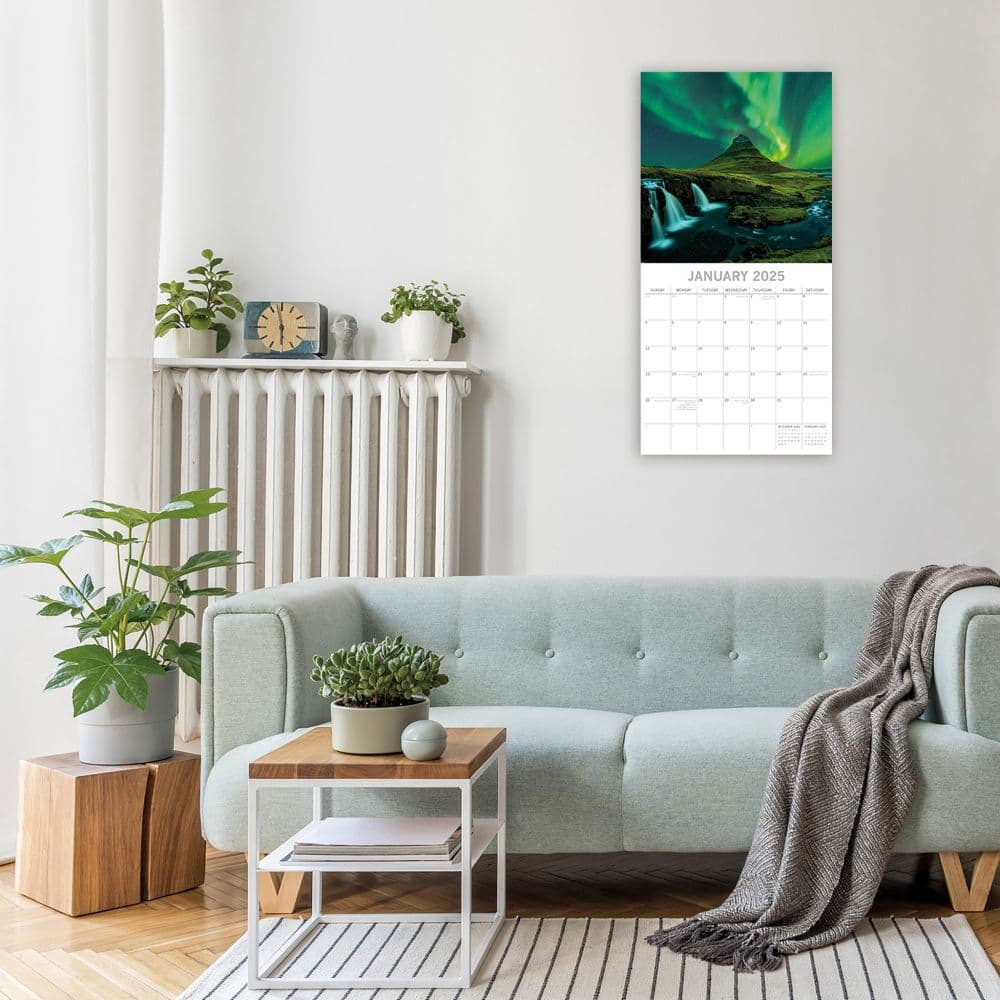 Northern Lights 2025 Wall Calendar