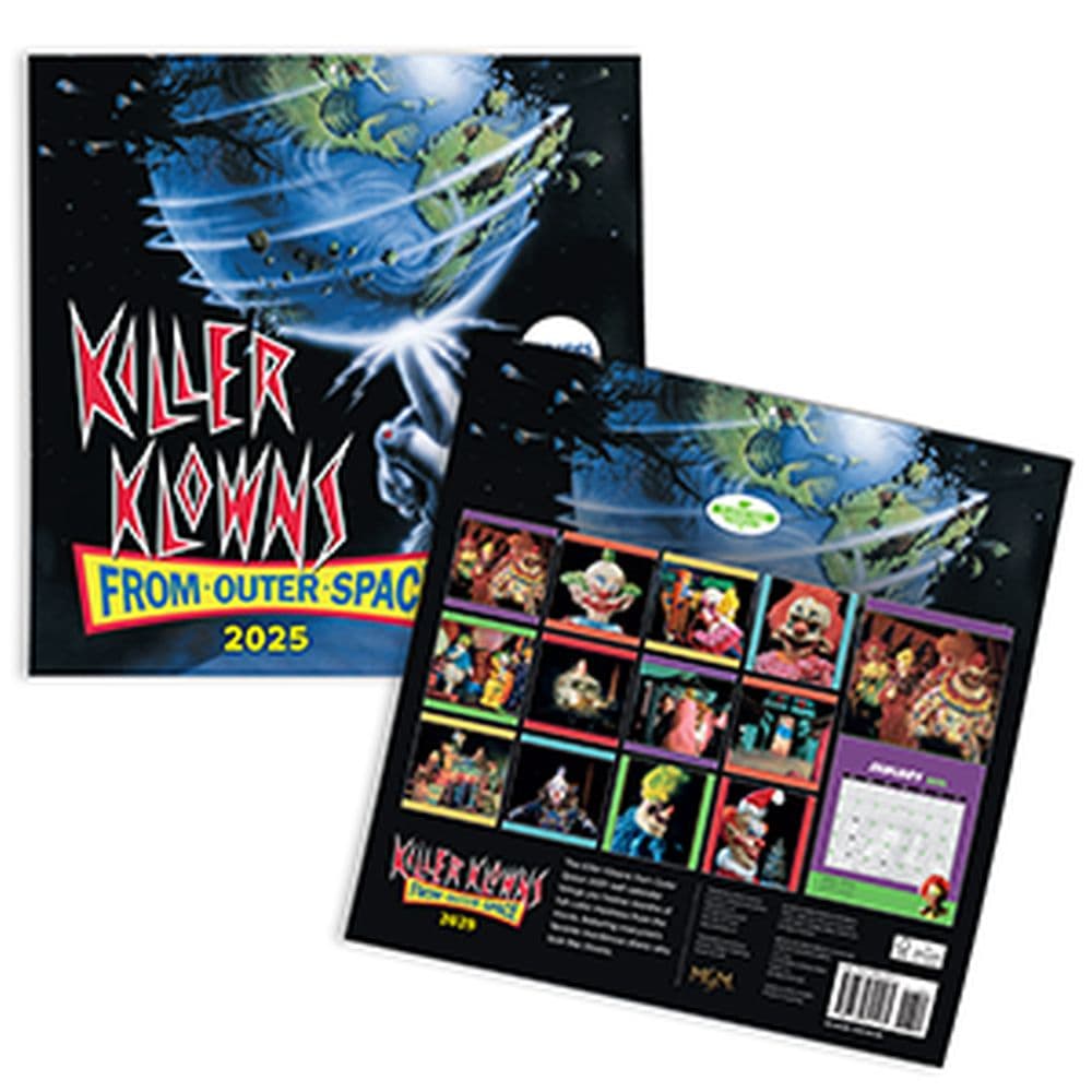 Killer Klowns from Outer Space 2025 Wall Calendar Sixth Alternate Image width=&quot;1000&quot; height=&quot;1000&quot;