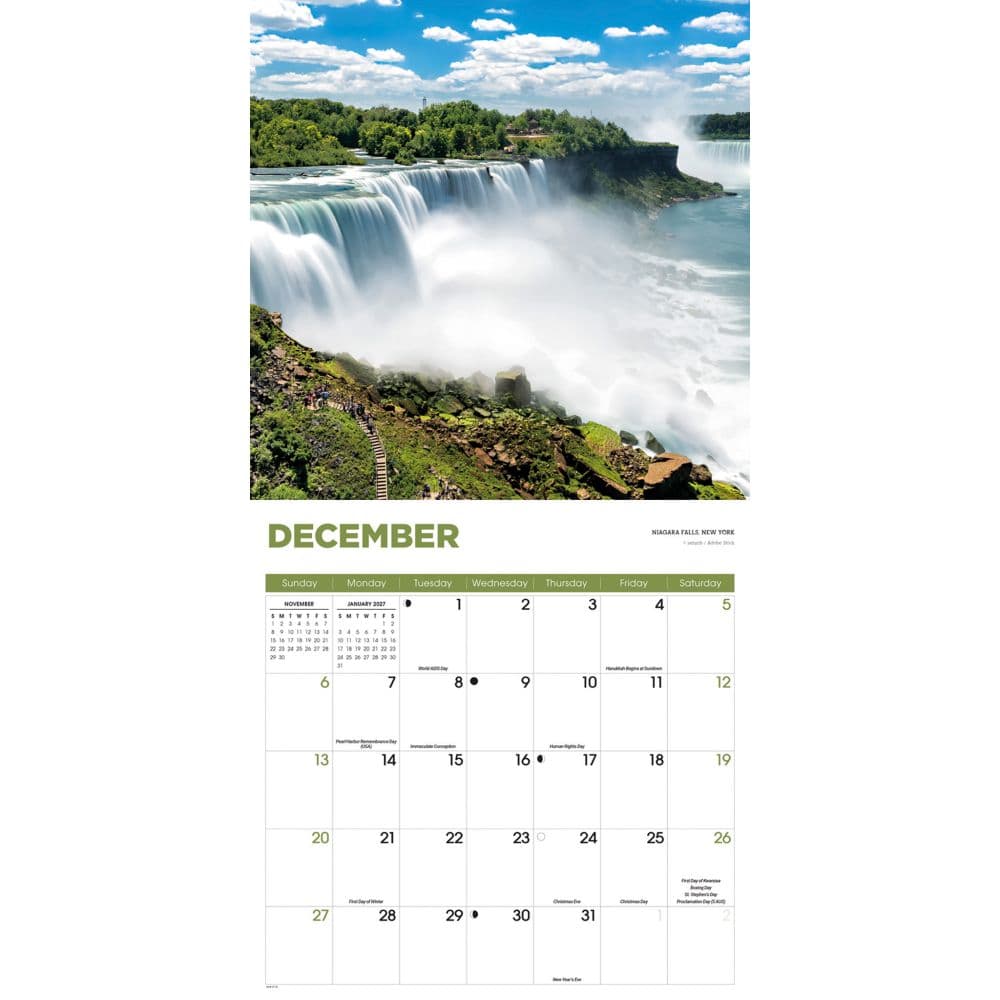 National Wonders Special Value 2026 Wall Calendar Fourth Alternate Image