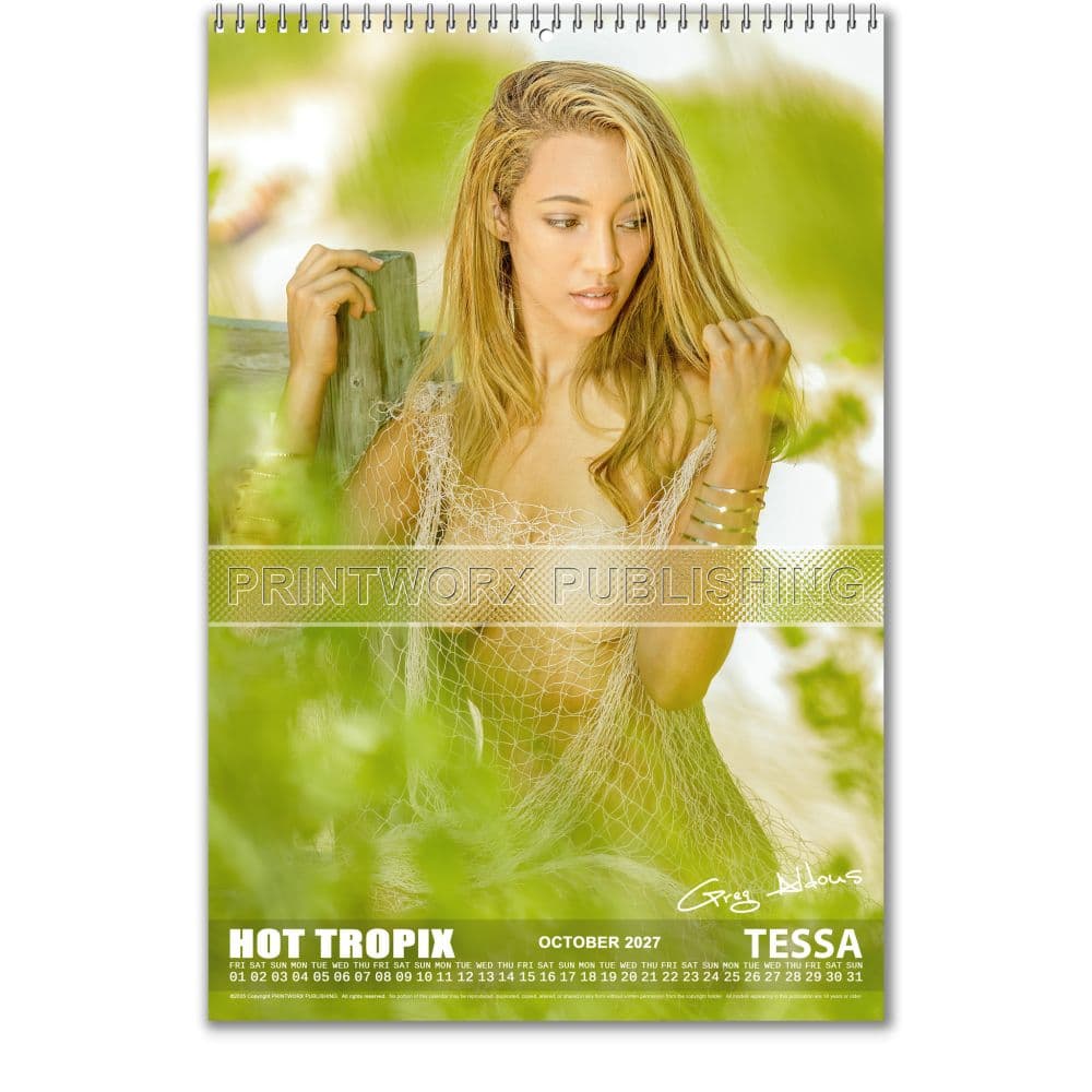 Best of the Hot Tropix 2027 Wall Calendar Sixth Alternate Image