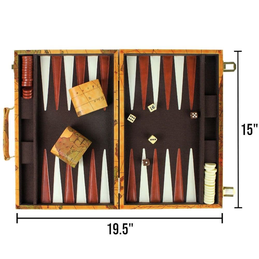 Deluxe Backgammon Attache Set Third Alternate  Image width=&quot;1000&quot; height=&quot;1000&quot;
