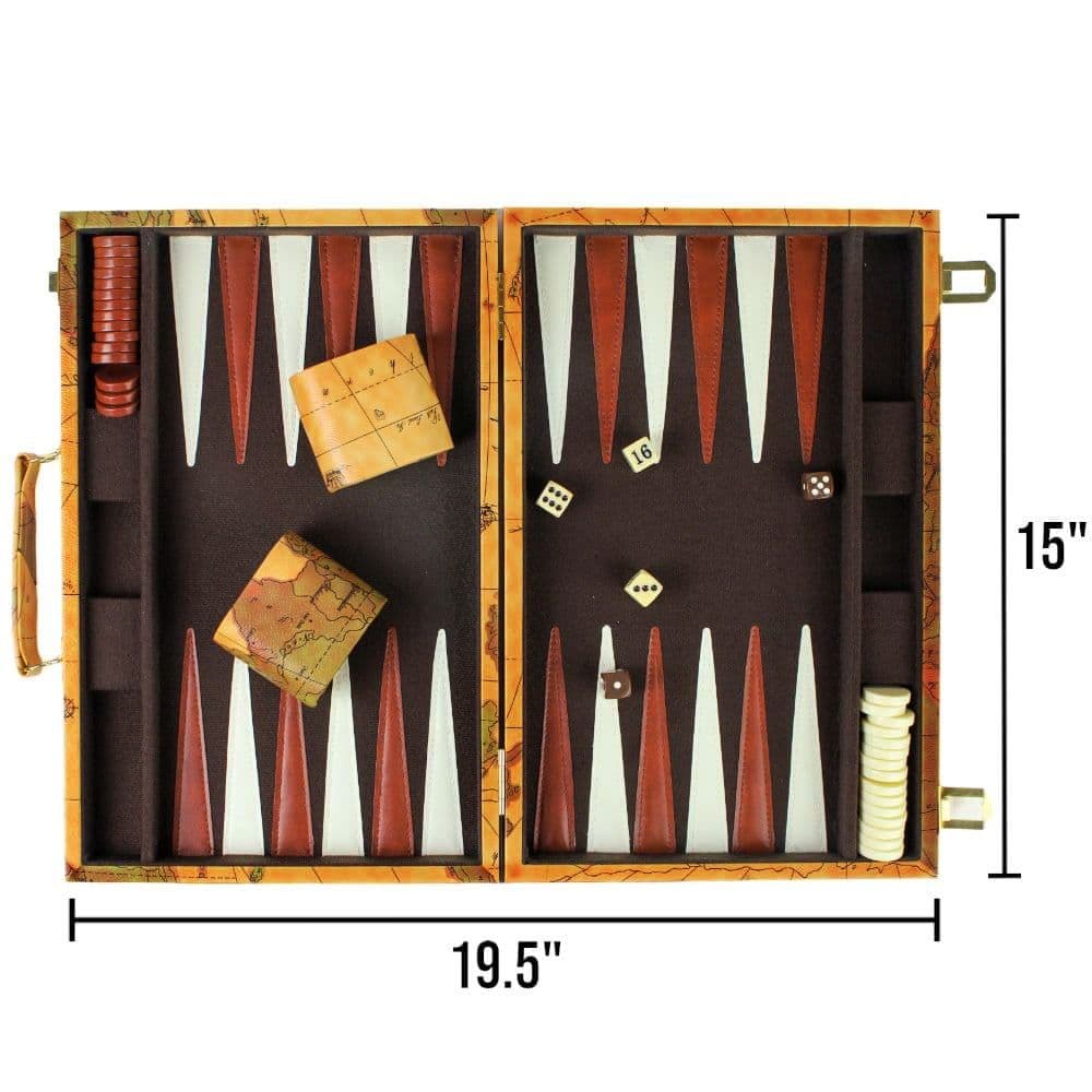 Deluxe Backgammon Attache Set Third Alternate  Image width=&quot;1000&quot; height=&quot;1000&quot;