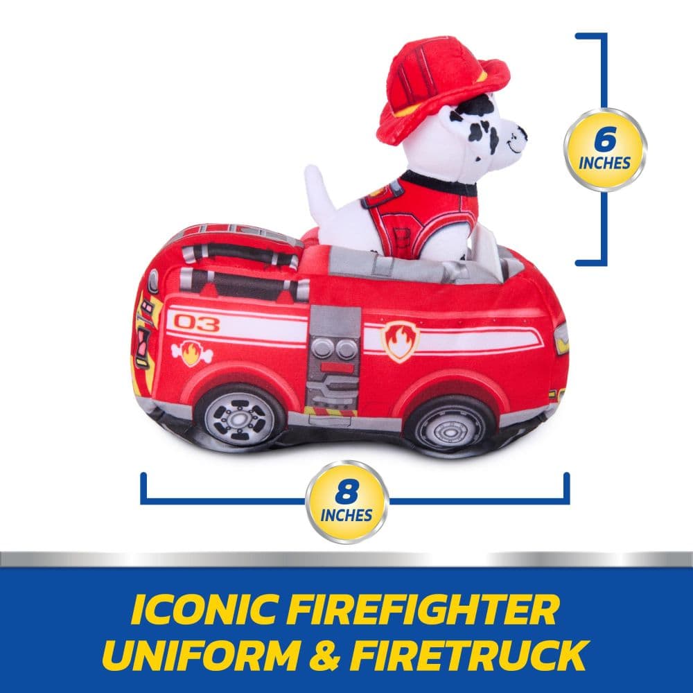 Paw Patrol Marshall 2-in-1 Vehicle Plush Fourth Alternate Image