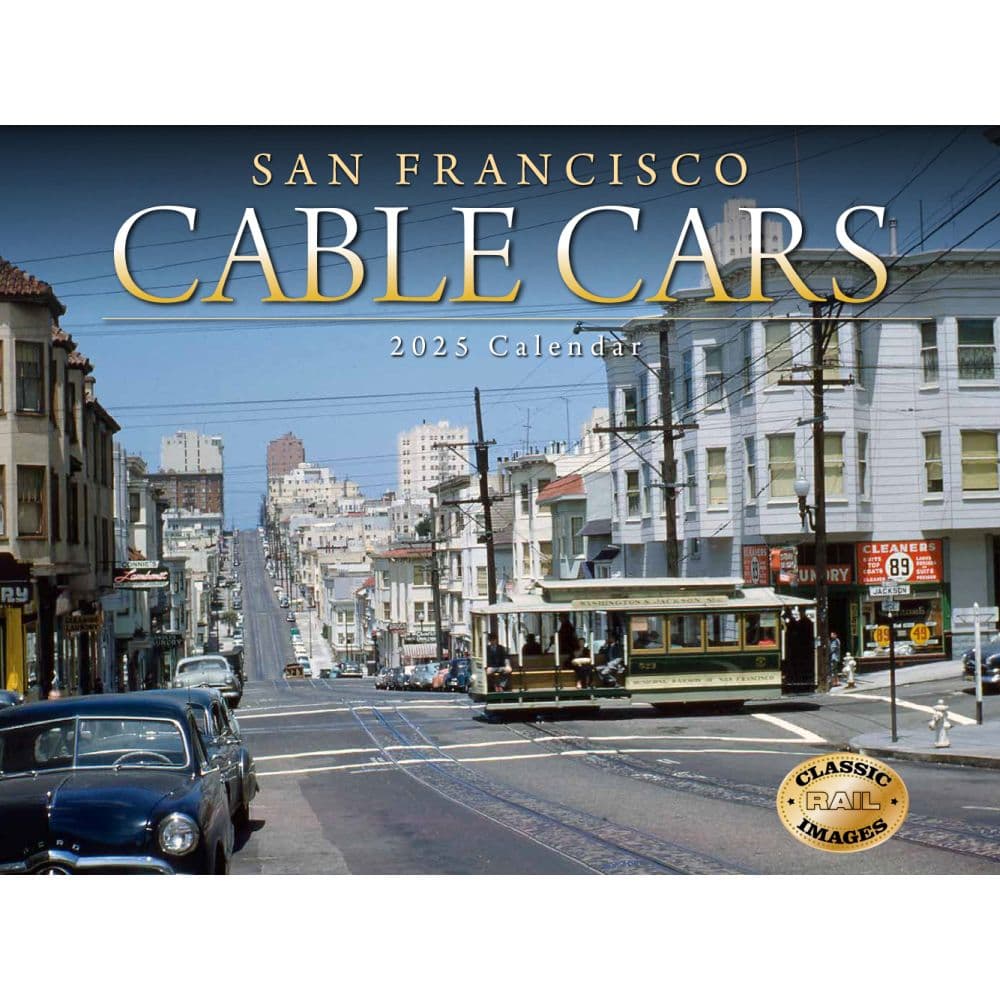 San Francisco Cable Cars 2025 Wall Calendars