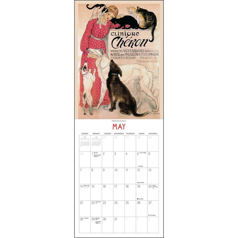 Vintage Posters 2023 Calendar - Calendars.com