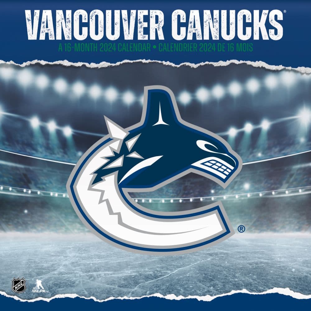 NHL Vancouver Canucks 2024 Wall Calendar Main