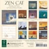 image Zen Cat 2024 Mini Wall Calendar back