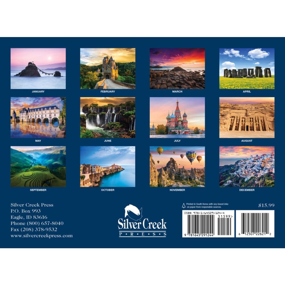 World Traveler 2026 Wall Calendar First Alternate Image