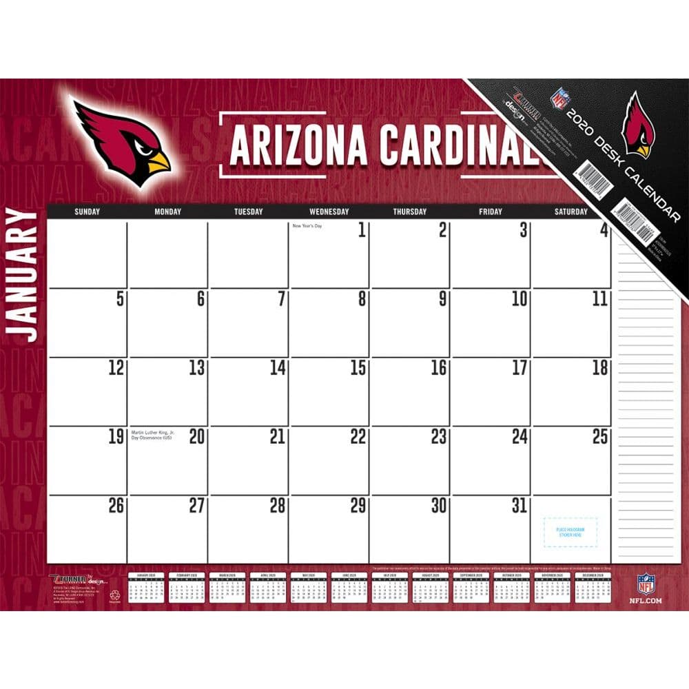 Arizona Cardinals 2021 Calendars