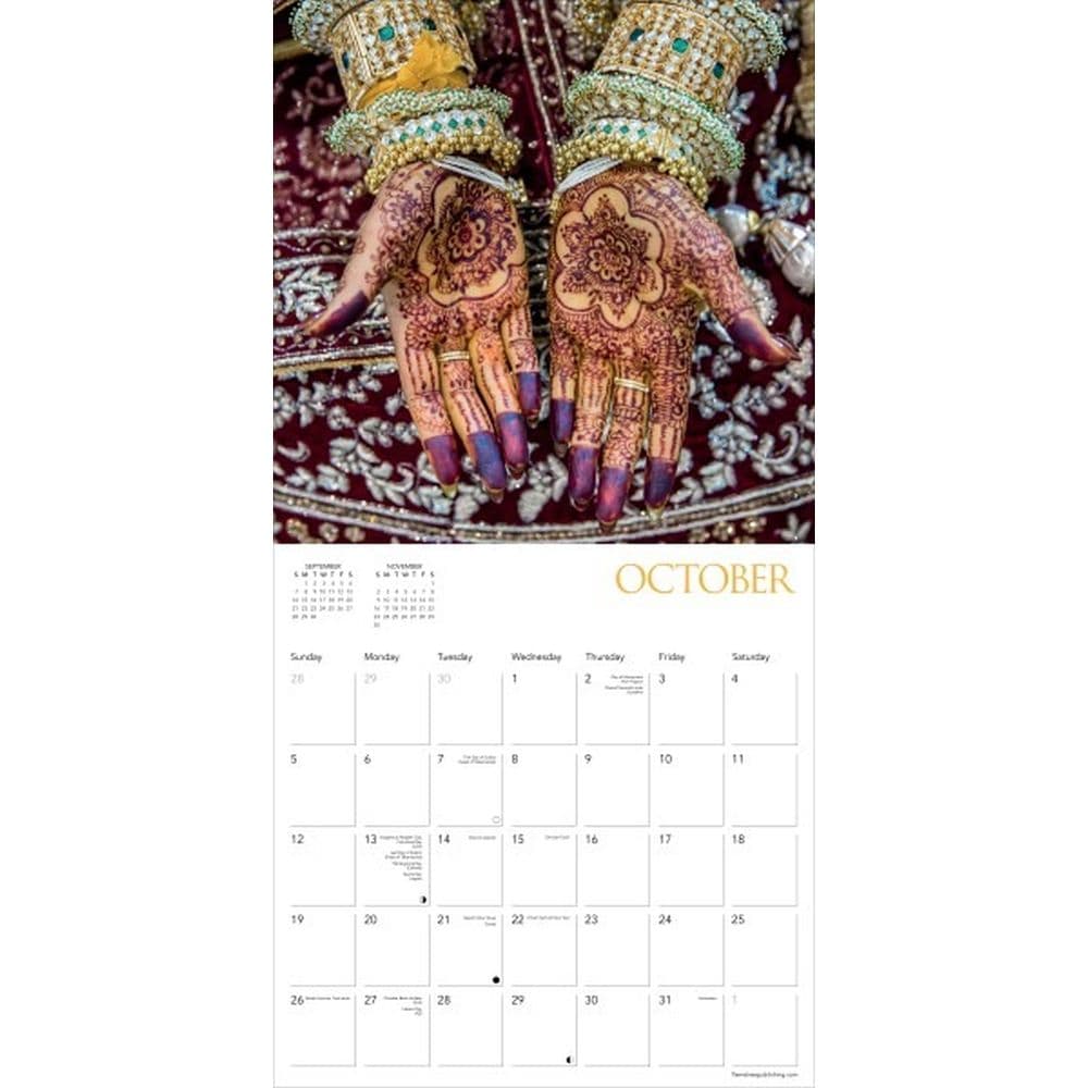 Henna Hand 2025 Wall Calendar Third Alternate Image