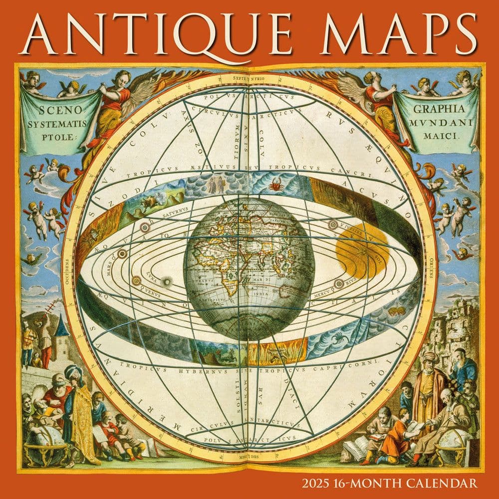 Antique Maps 2025 Wall Calendar