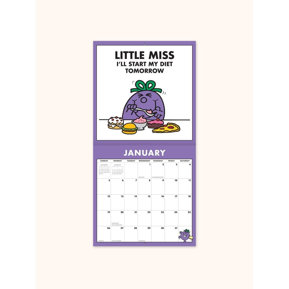 Mr Men Little Miss 2025 Wall Calendar First Alternate Image width=&quot;1000&quot; height=&quot;1000&quot;