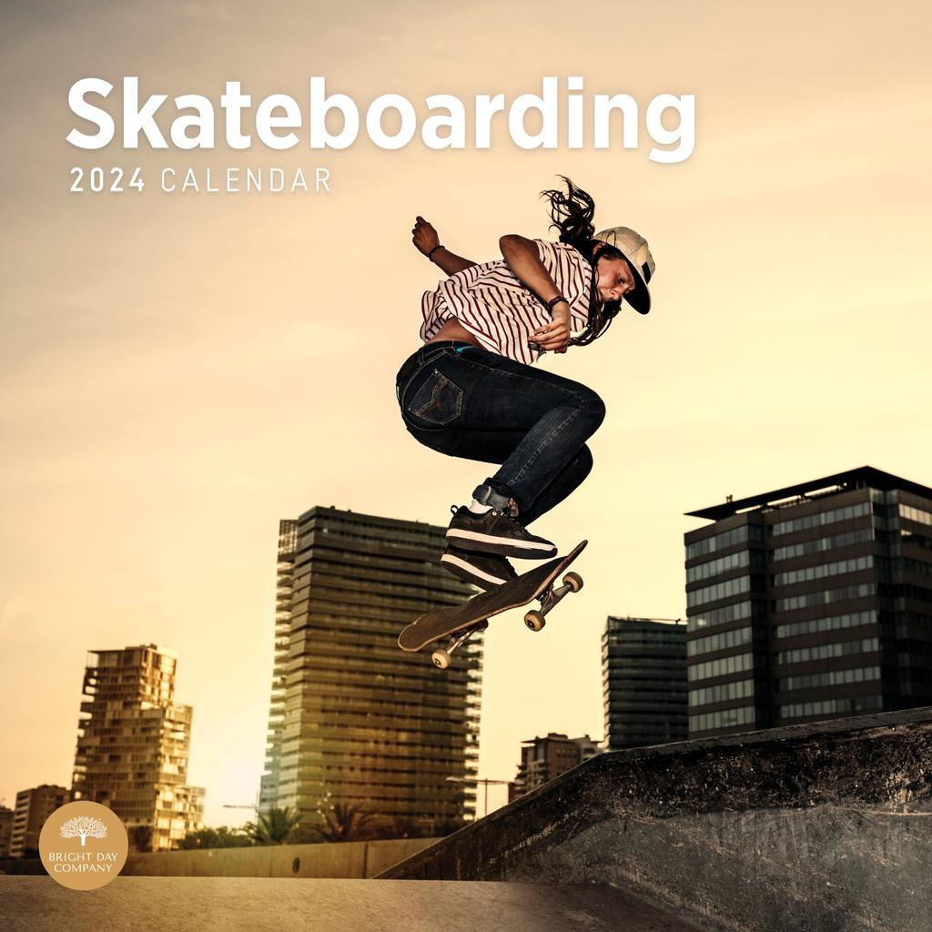 Skateboarding 2024 Wall Calendar Main Product Image width=&quot;1000&quot; height=&quot;1000&quot;
