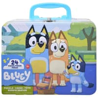 image Bluey Tin Lunch Box 24 Piece Puzzle Main Product Image