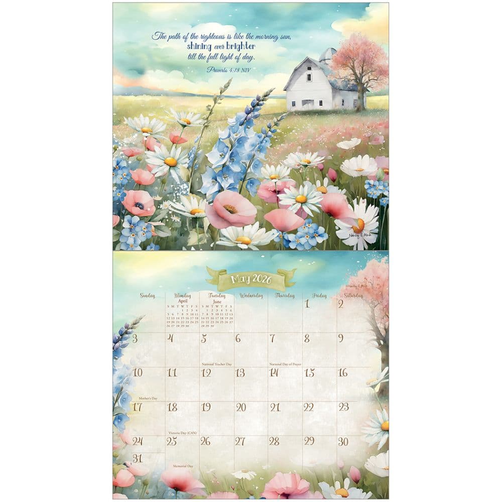 Faithful Heart and Home by Nancy Mink 2026 Wall Calendar Second Alternate Image
