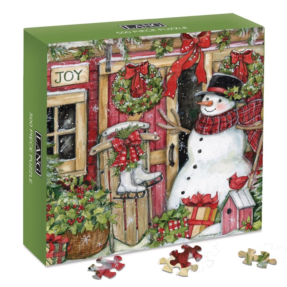 Frosty Welcome Luxe 500 Piece Puzzle Fifth Alternate Image
