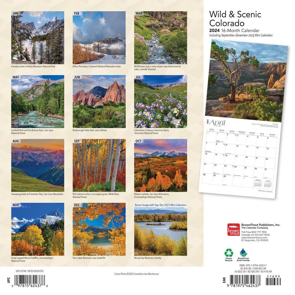 Colorado Wilderness 2024 Wall Calendar First Alternate  Image width=&quot;1000&quot; height=&quot;1000&quot;