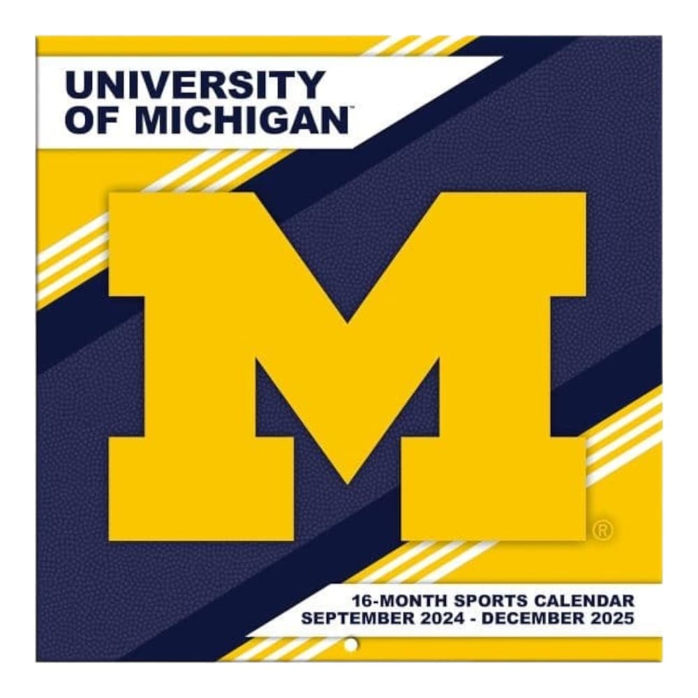 COL Michigan Wolverines 2025 Mini Wall Calendar Main Product Image width=&quot;1000&quot; height=&quot;1000&quot;