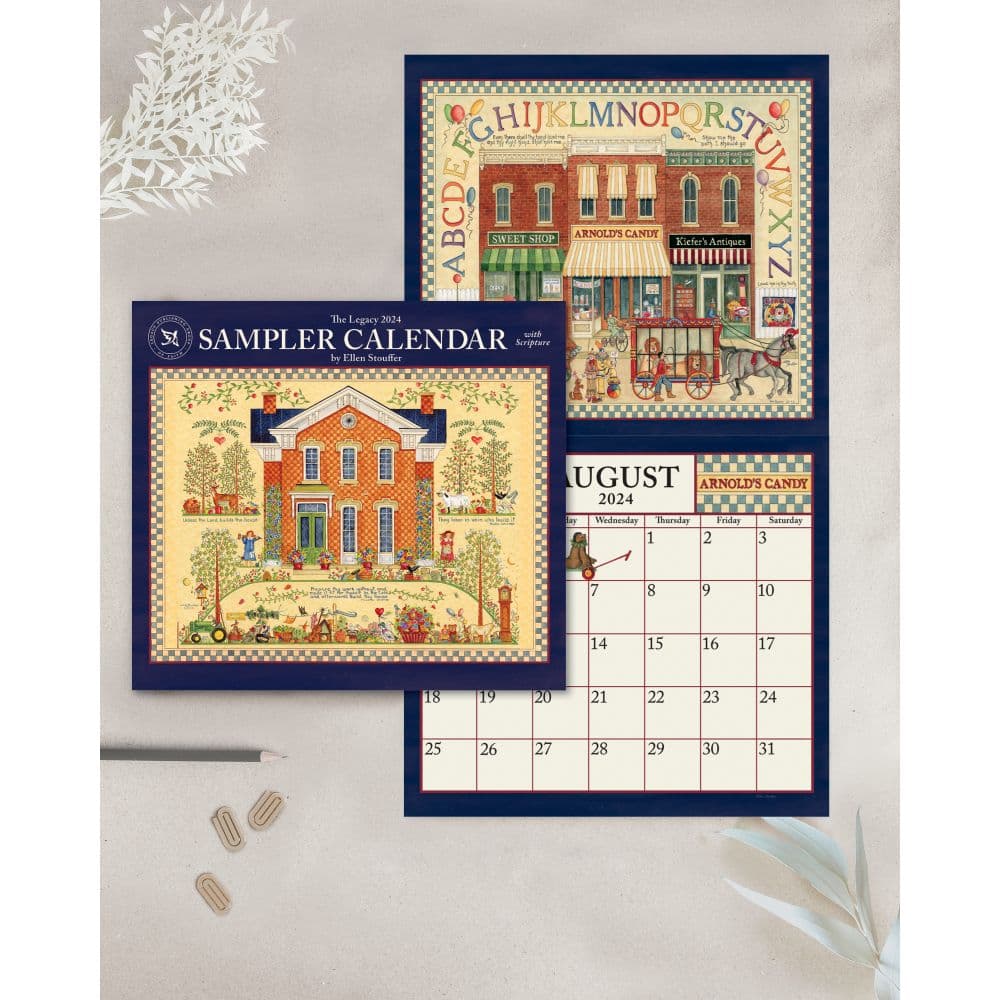 Sampler Stouffer 2024 Wall Calendar