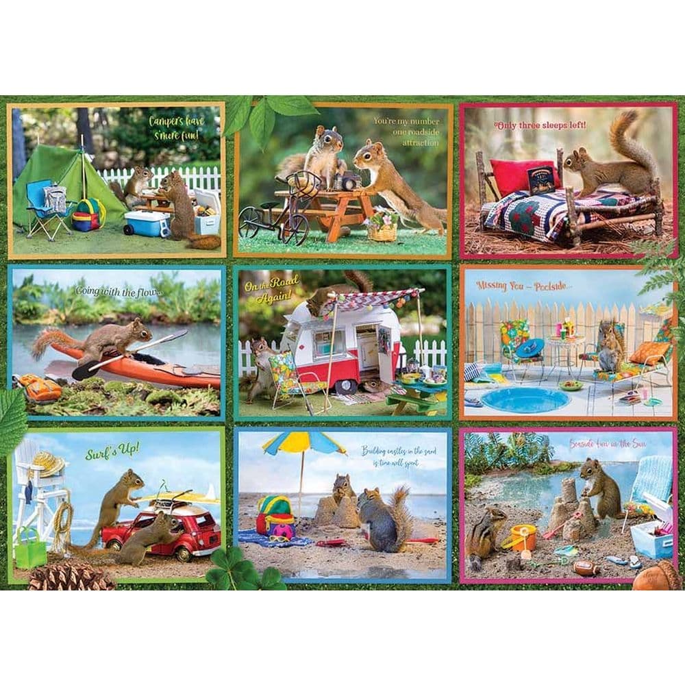 Squirrels on Vacation 1000pc Puzzle First Alternate Image