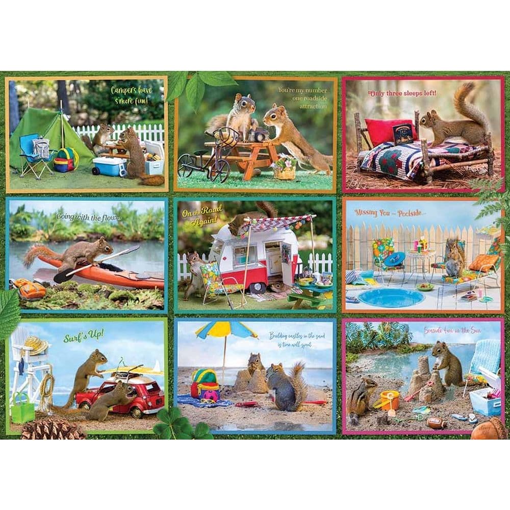 Squirrels on Vacation 1000pc Puzzle Second Alternate mage