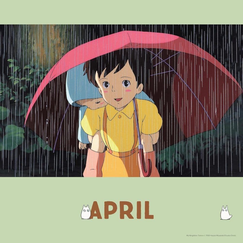 My Neighbor Totoro 2027 Wall Calendar Fourth Alternate Image