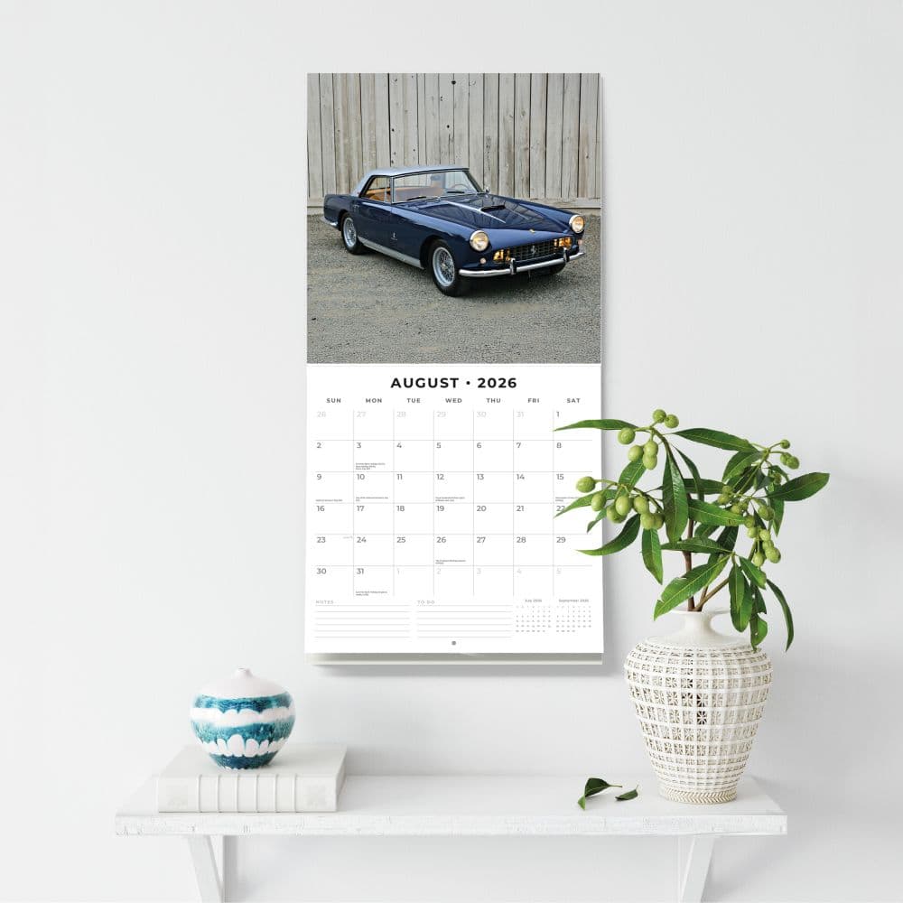 Ferrari 2026 Wall Calendar Third Alternate Image