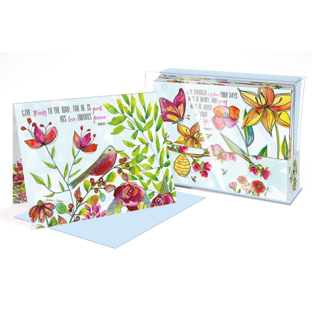 Multiple Blessings All-Occasion Note Cards (18 pack) by Caroline Simas