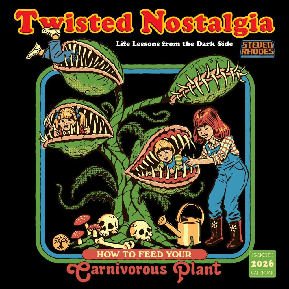 Twisted Nostalgia Lessons From The Dark Side 2026 Wall Calendar