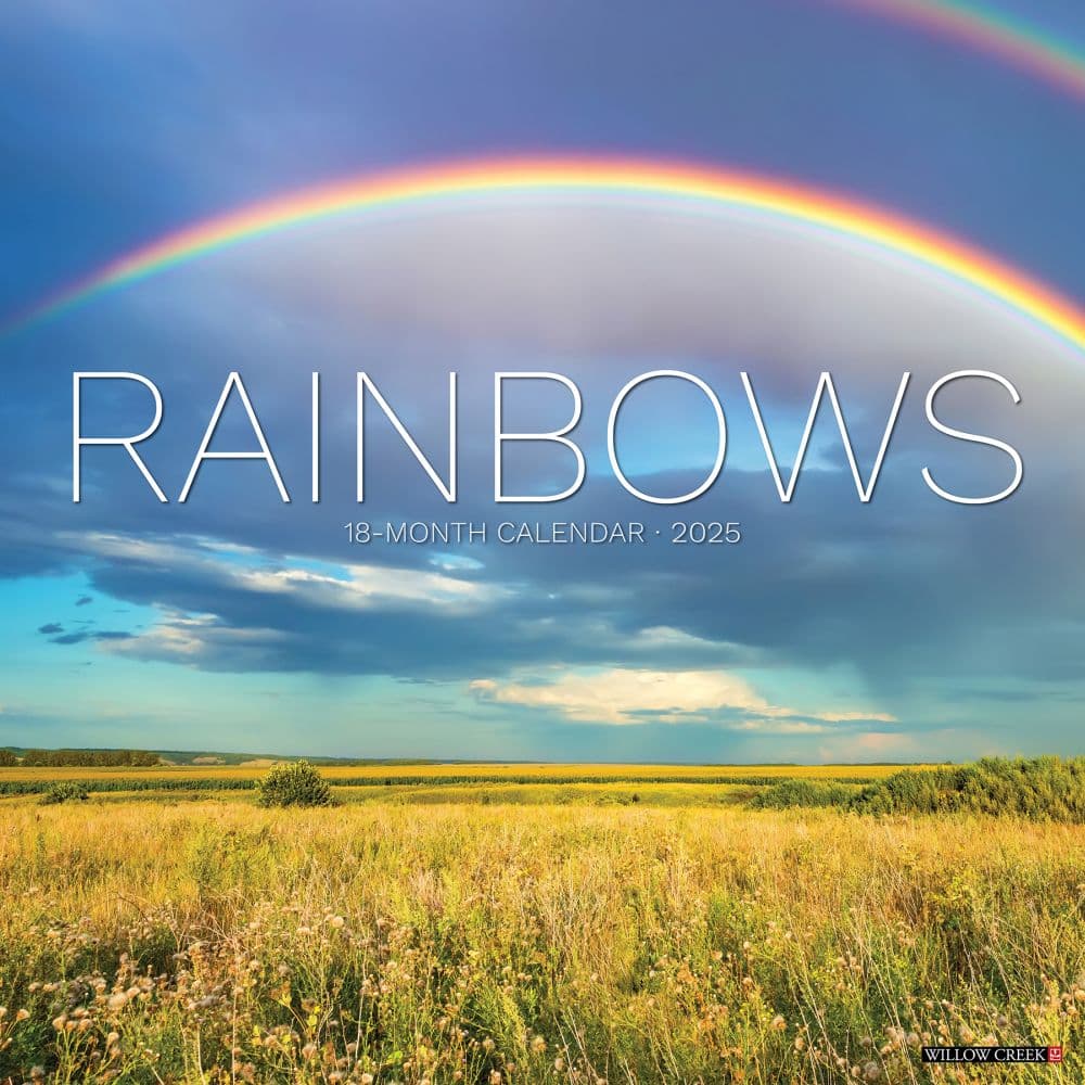 Rainbows 2025 Wall Calendar  Main Image