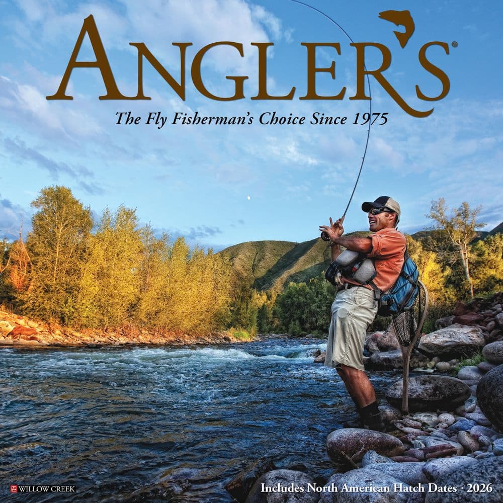 Anglers 2026 Wall Calendar Main Image