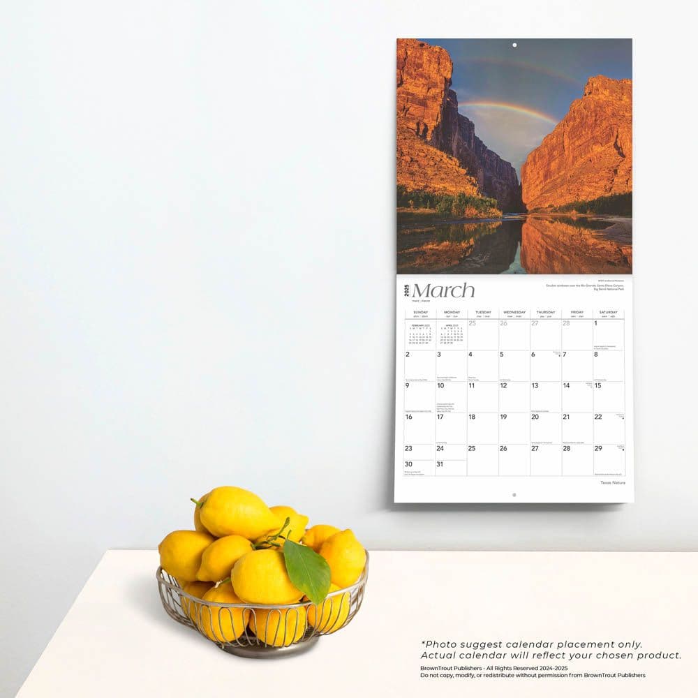 Texas Nature 2025 Wall Calendar Fourth Alternate Image