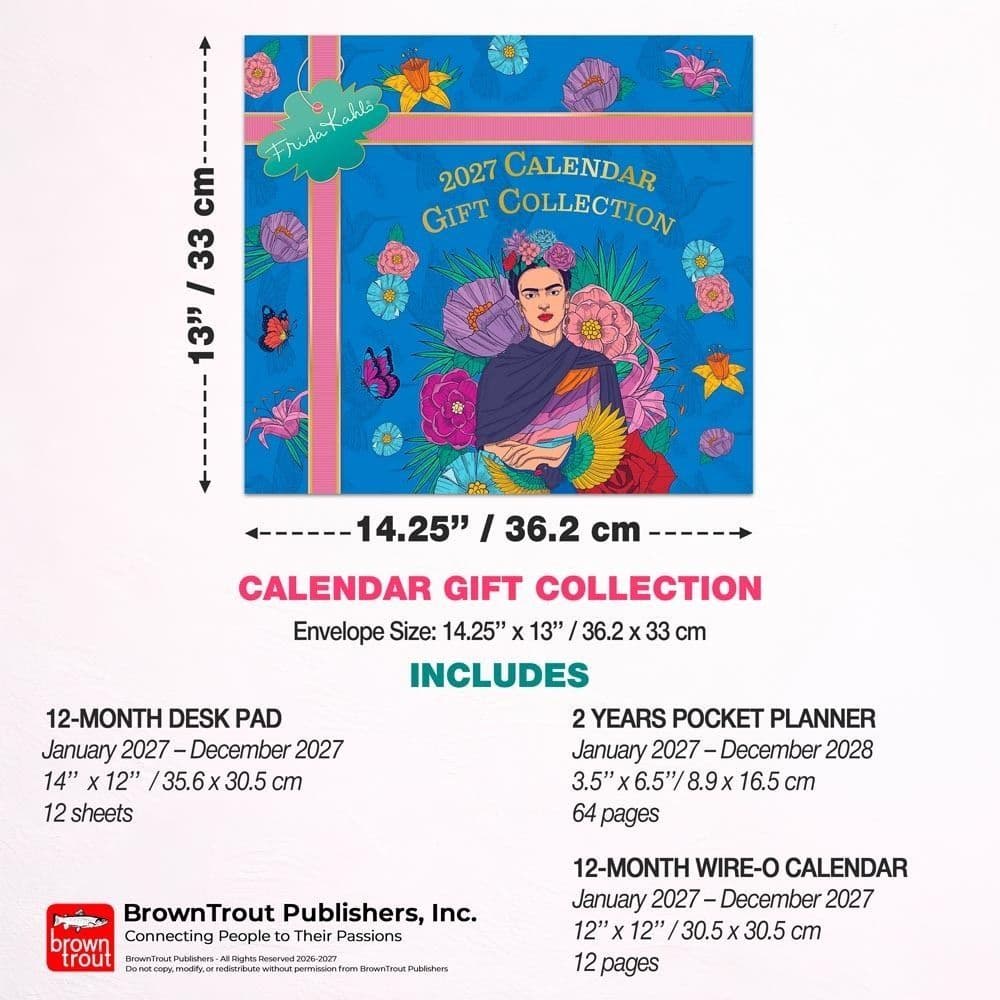Frida Kahlo 2027 Calendar Gift Collection Sixth Alternate Image