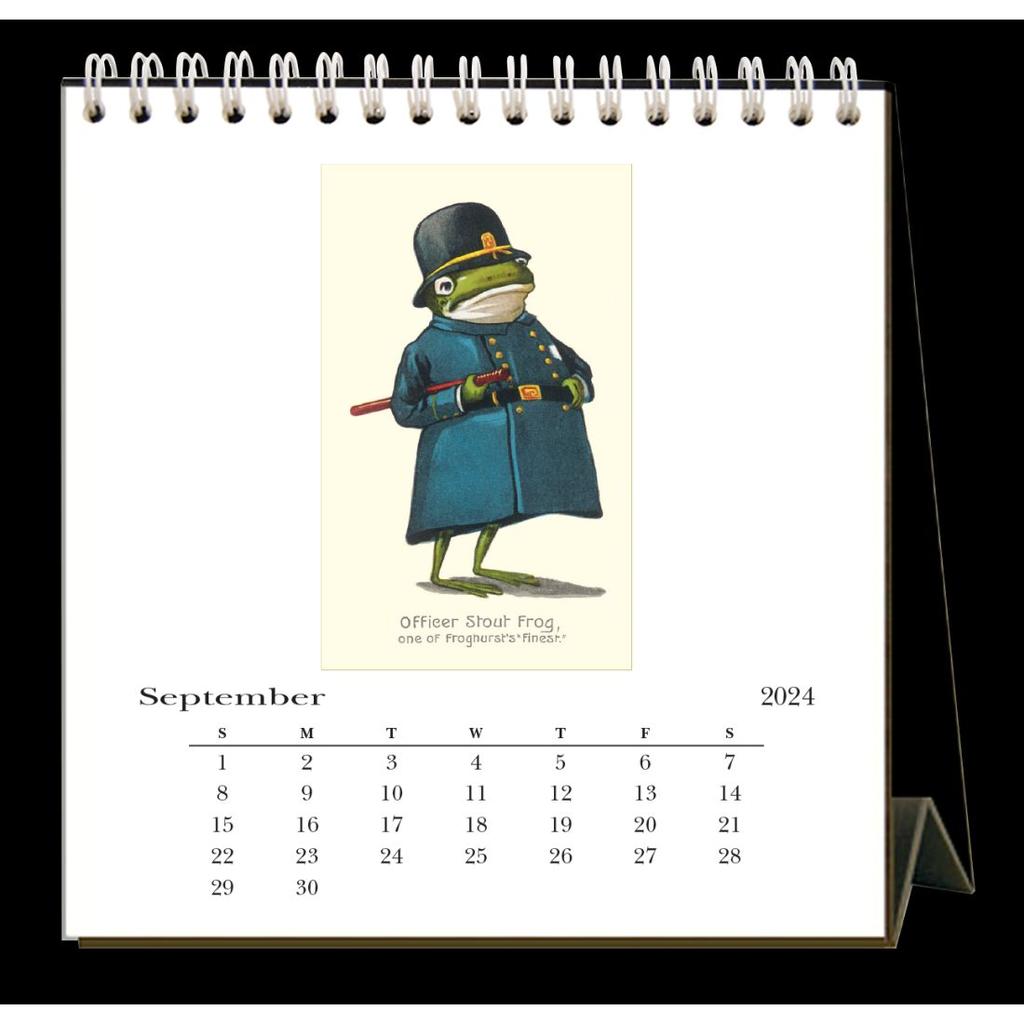 Frogs 2024 Easel Desk Calendar Second Alternate Image width=&quot;1000&quot; height=&quot;1000&quot;
