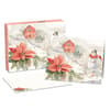 image Poinsettia Village Boxed Christmas Cards Alt2