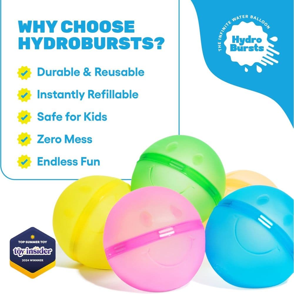 HydroBursts Smile Face 10 Pack Second Alternate Image