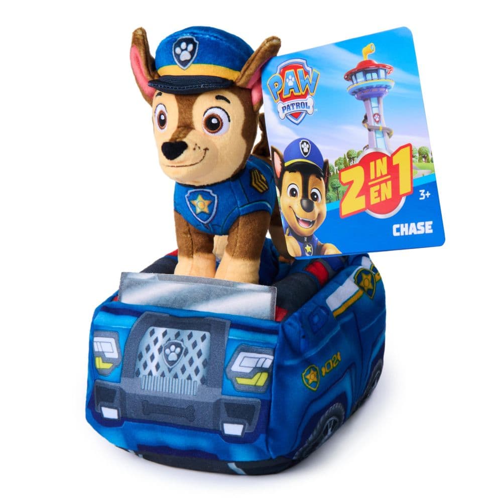 Paw Patrol Chase 2-in-1 Vehicle Plush Eighth Alternate Image
