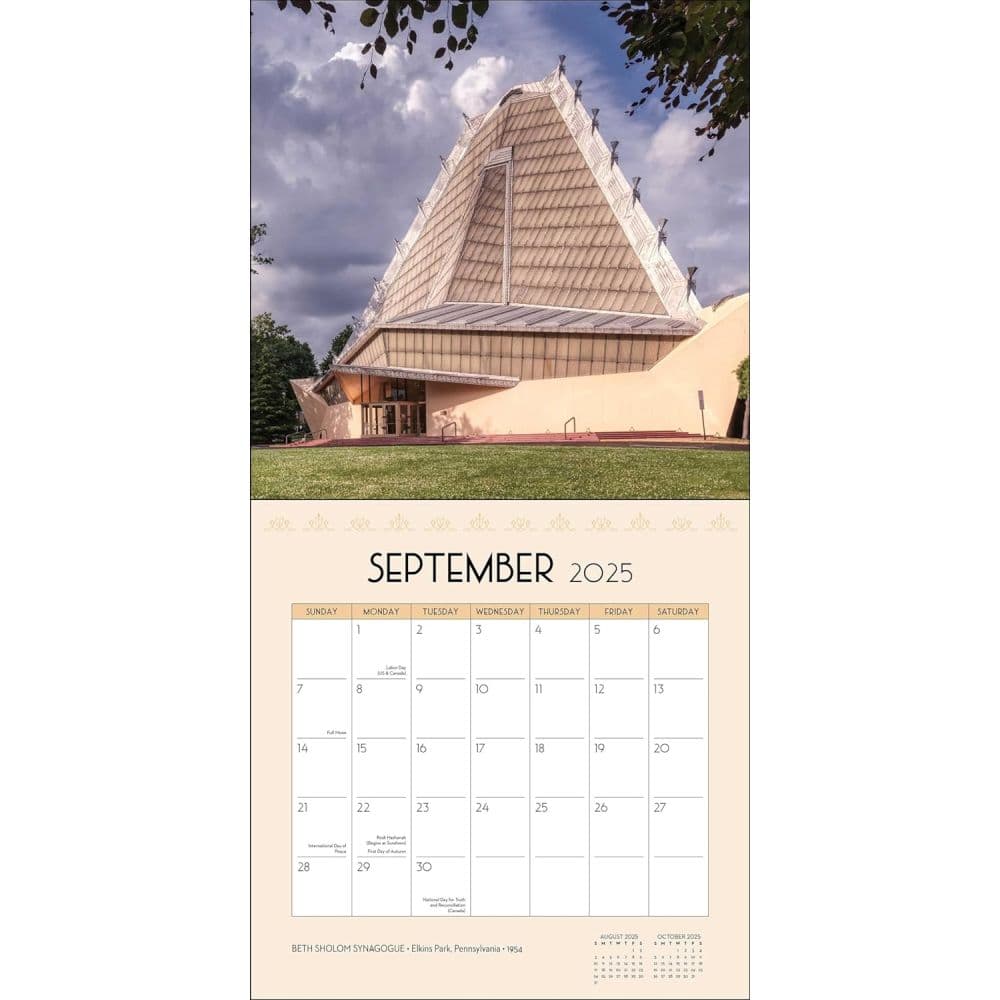 Frank Lloyd Wright Architecture 2025 Wall Calendar Fourth Alternate Image width=&quot;1000&quot; height=&quot;1000&quot;