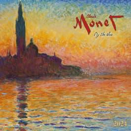 Claude Monet By The Sea  2024 Wall Calendar