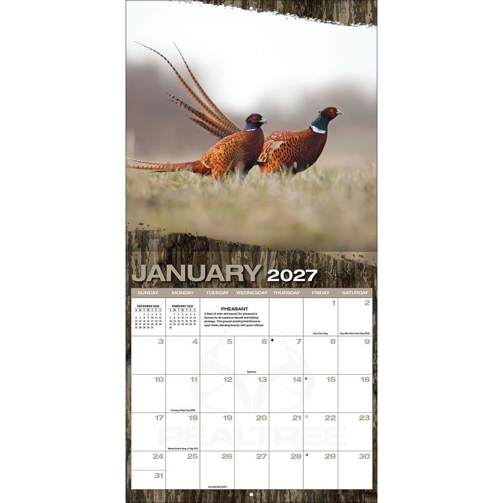 Realtree Hidden Hunter 2027 Wall Calendar Third Alternate 
Image