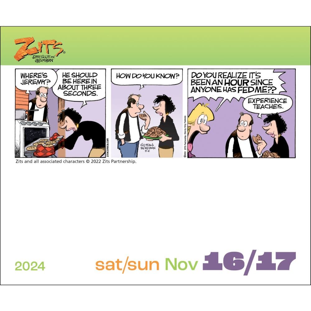 Zits 2024 Desk Calendar