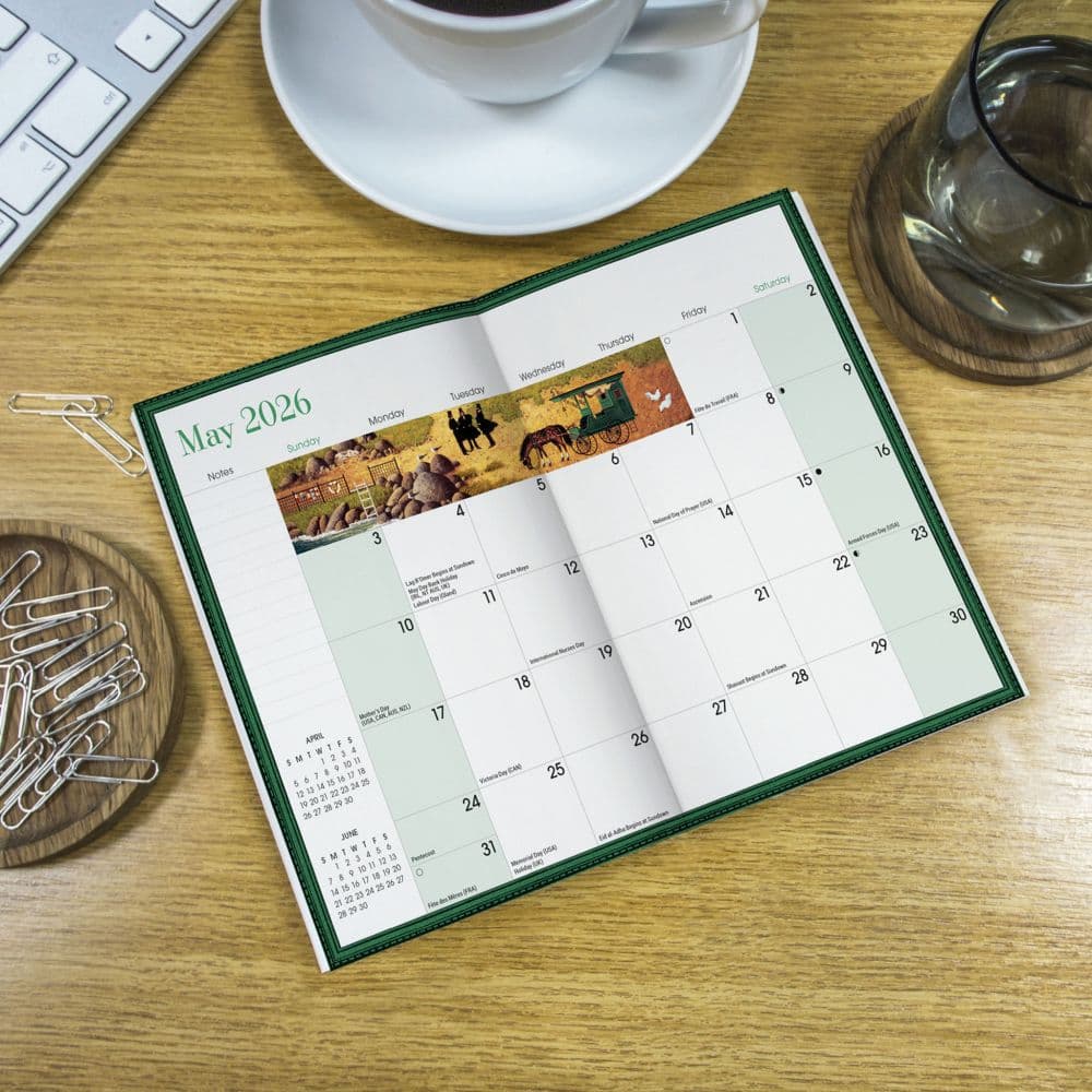 Wysocki Americana 2026 Monthly Planner Fifth Alternate Image