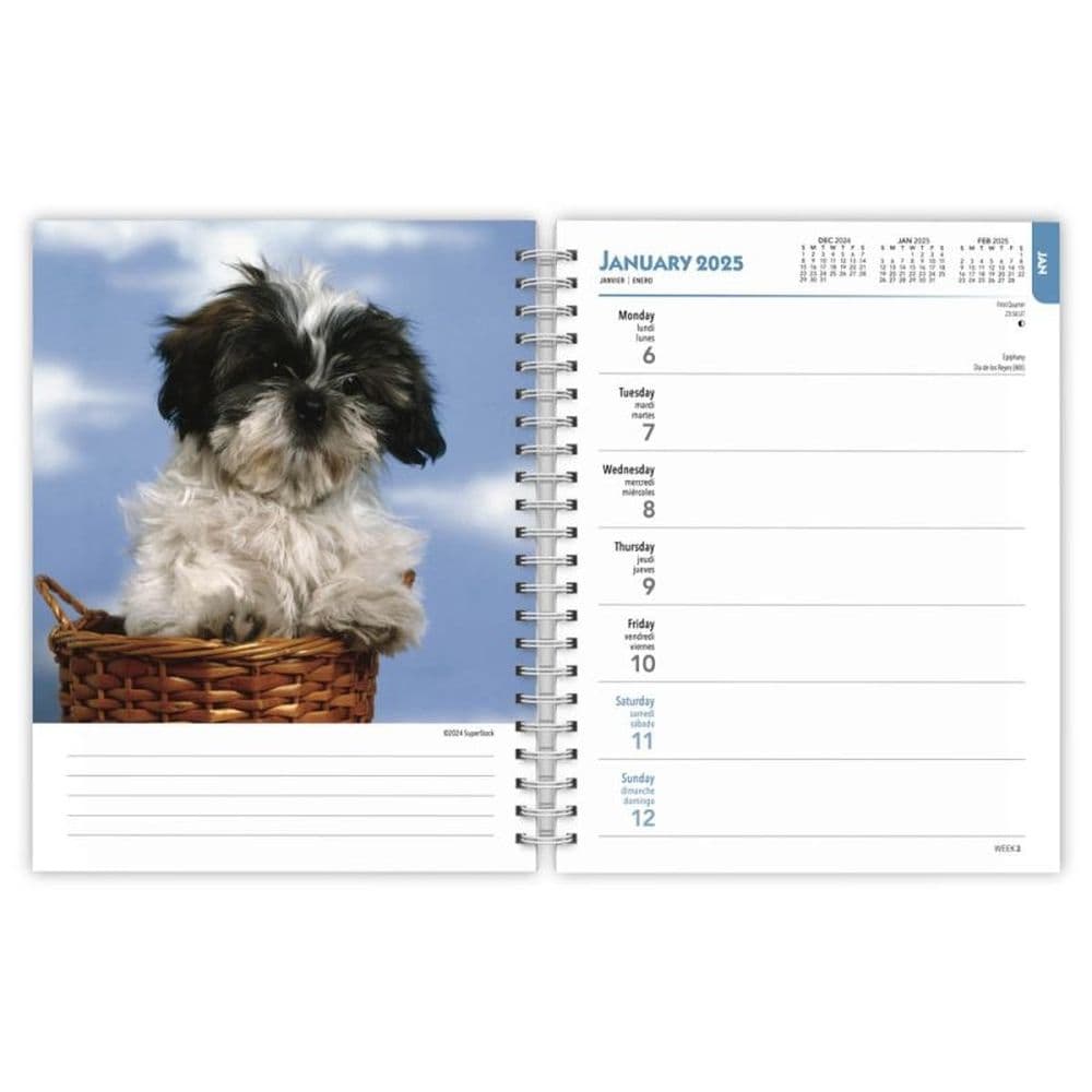 Puppies 2025 Engagement Planner Second Alternate Image