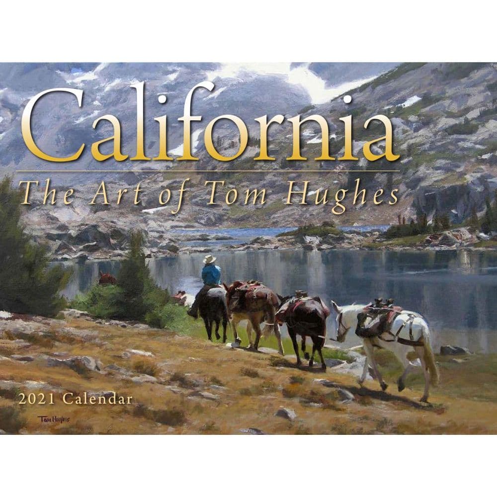 2021 Hughes California Art Wall Calendar