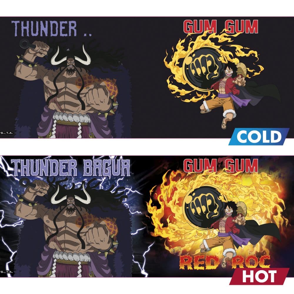 One Piece Luffy vs Kaidou Heat Change Mug Third Alternate Image