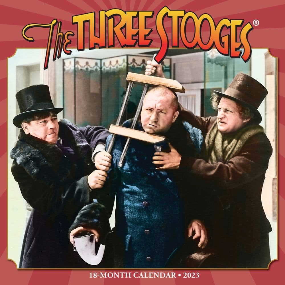 Three Stooges 2023 Wall Calendar 1250788069 - Classic TV - Wall Calendars